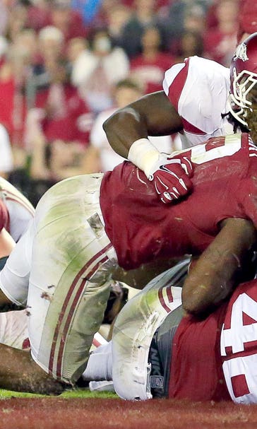 No. 8 Alabama wakes up in second half, pulls away from Arkansas